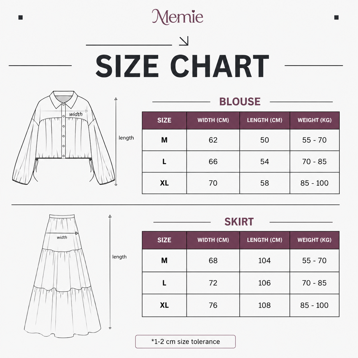 Wavy Suit — Cotton-Linen Set with Double-Layer Skirt