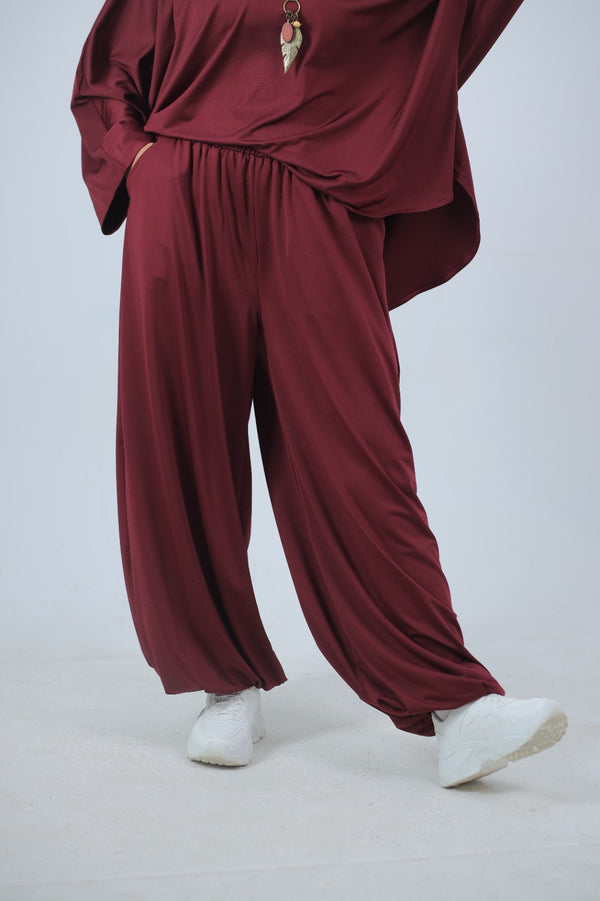 Elan Pants — Wide-Leg Drawstring Pants