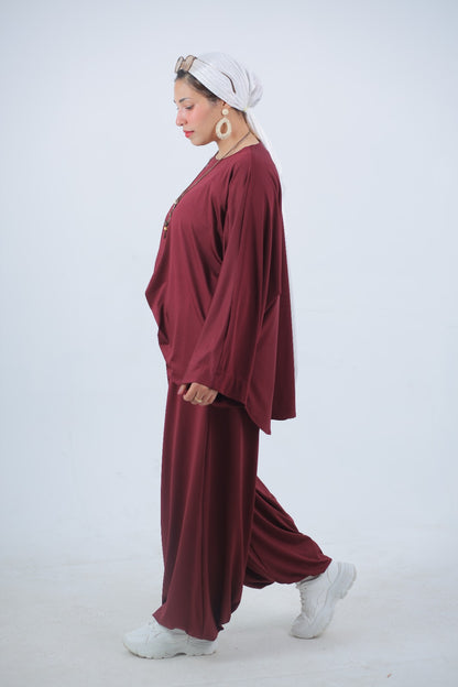 Elan Pants — Wide-Leg Drawstring Pants