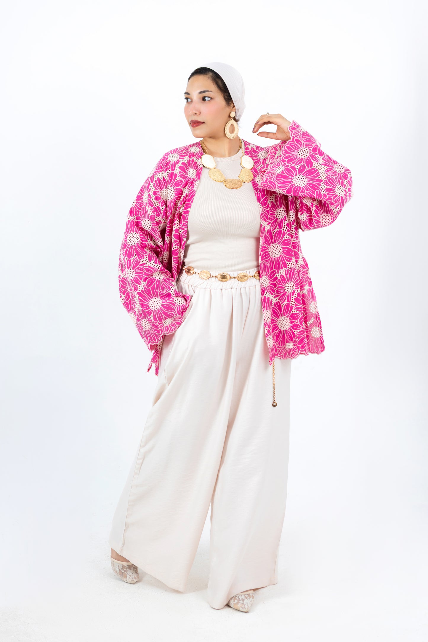 Wide-Leg Linen Pants