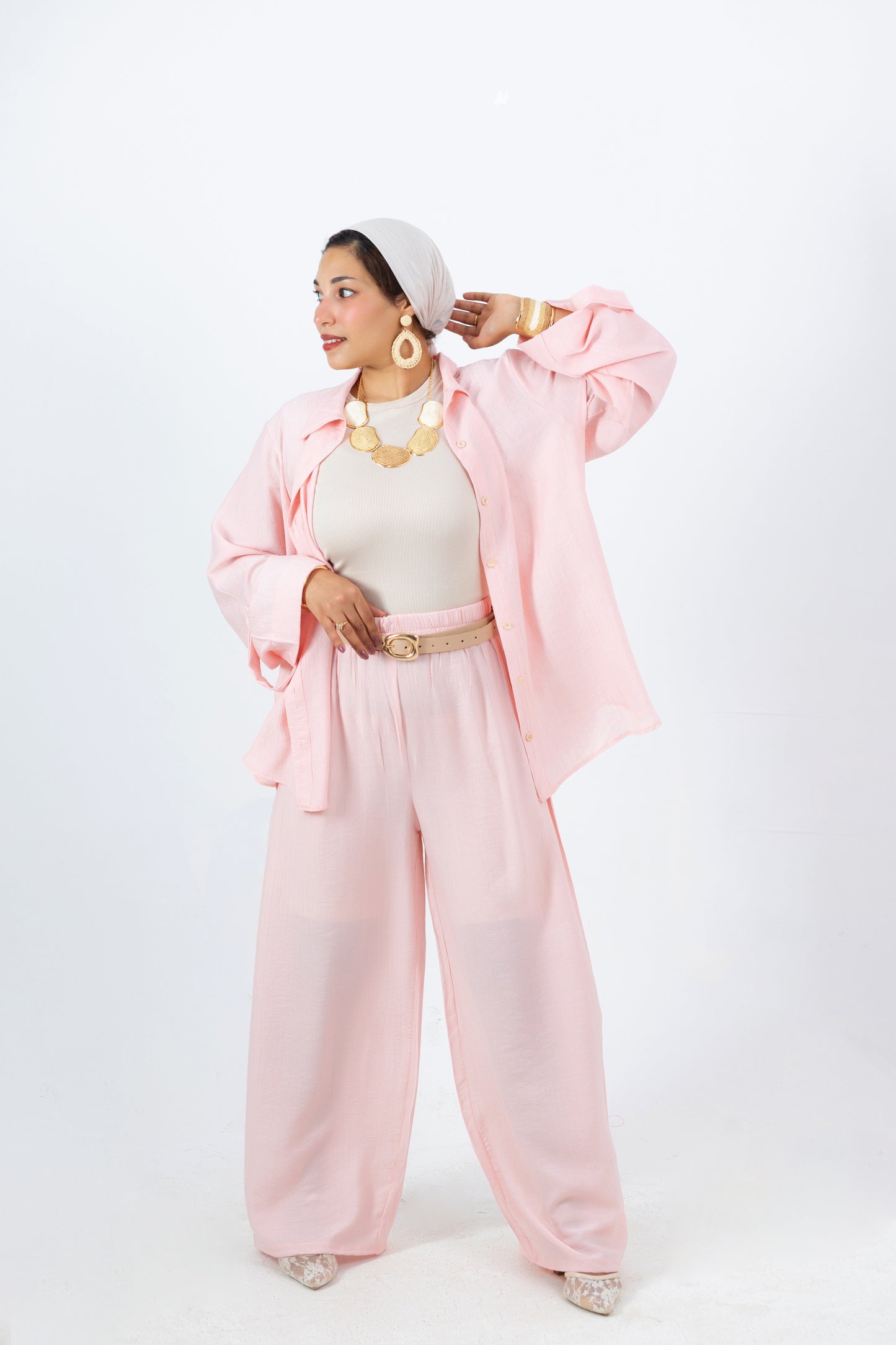 Rozitta Pants — Treated Linen Pants