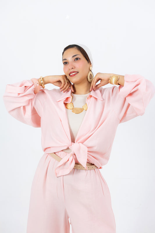 Rozitta Suit — Two-Piece Galaxy Linen Set