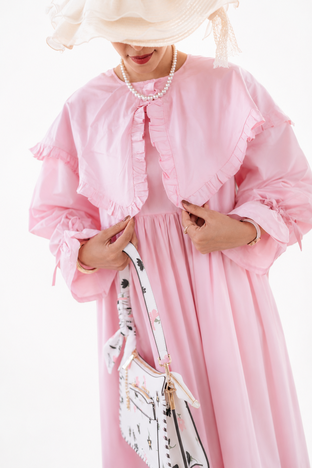 Butterfly Dress — Cotton Belted-Look Dress